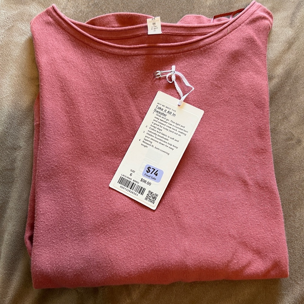 Lululemon take it all in sweater